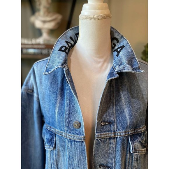 (Sold) Balenciaga Cut Waistband Jacket US 10/FR42 - Picture 9 of 16